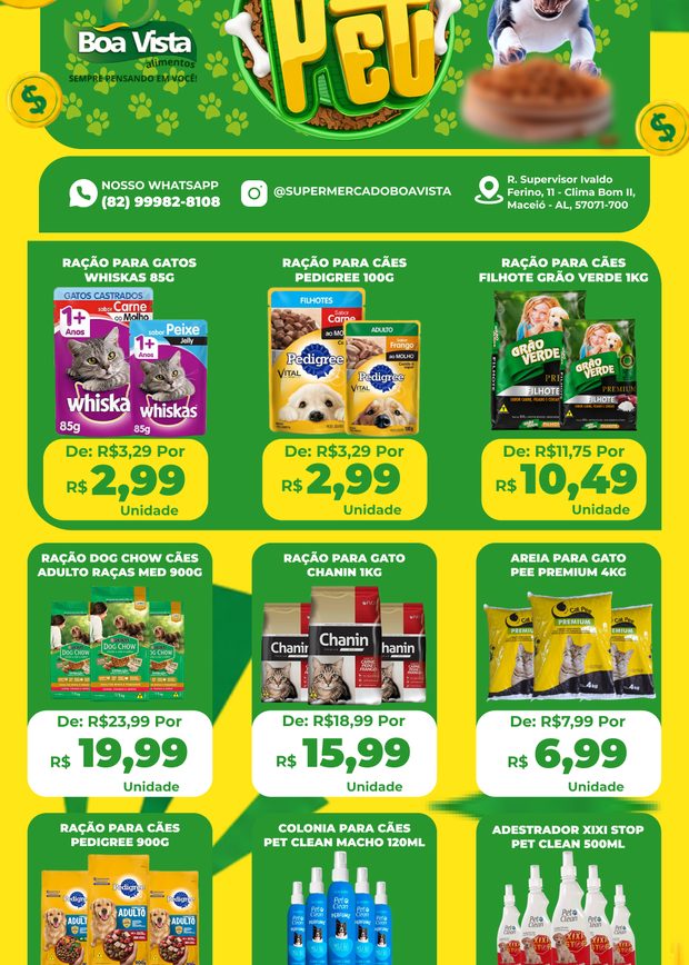 Oferta Saldão Pet, Boa Vista
