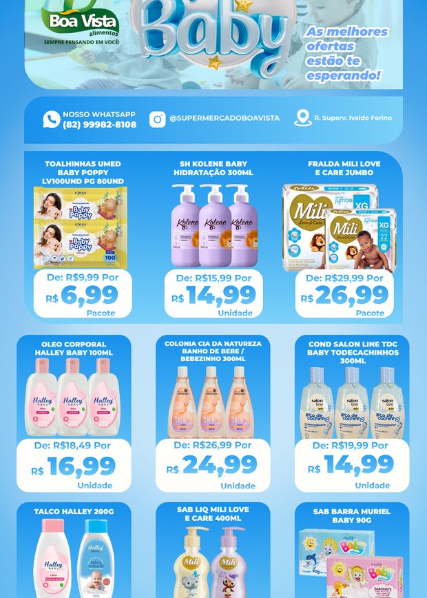 Oferta Terça Baby, Boa Vista