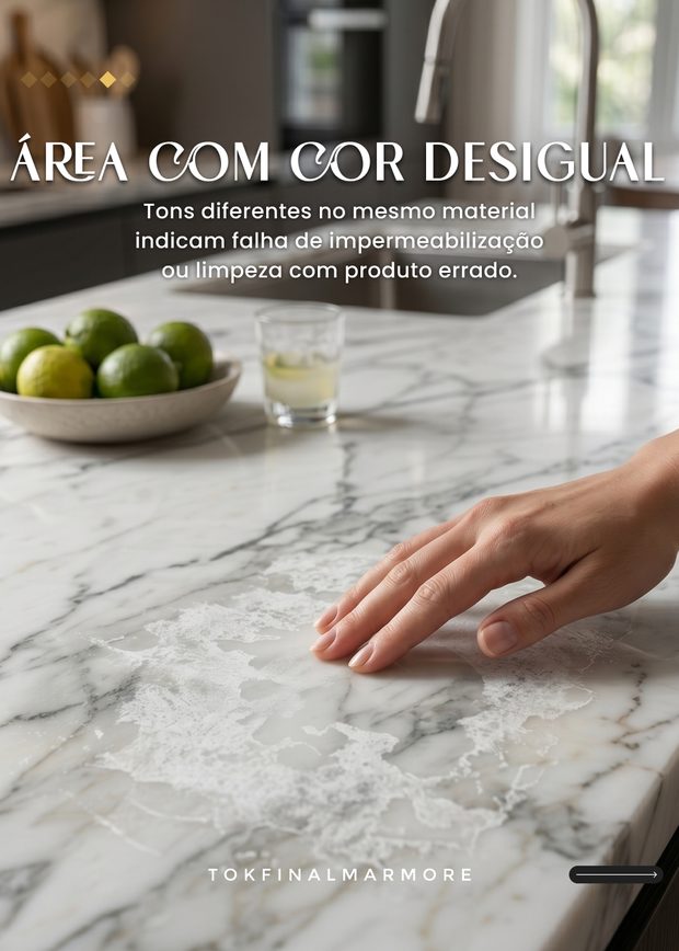 Carrossel Tok Final: área com cor desigual
