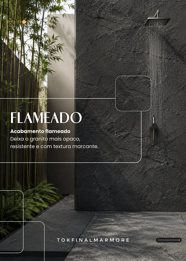 Carrossel Tok Final: acabamento flameado